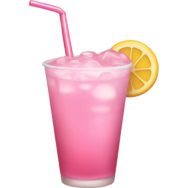 Pink drink emoji