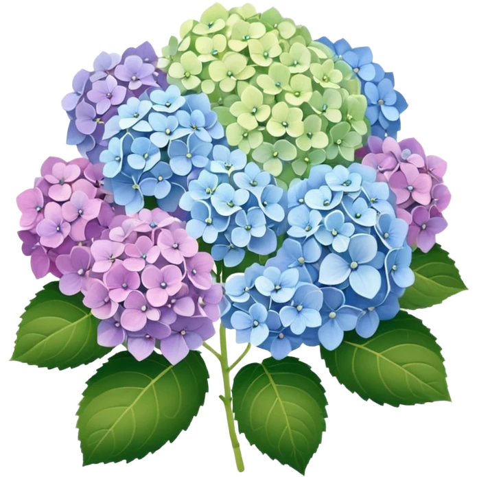 Hydrangea aesthetic  emoji