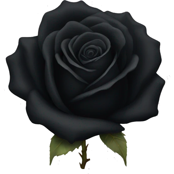 black rose emoji