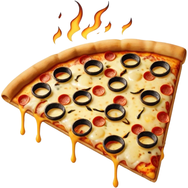 Destroyed pizza emoji
