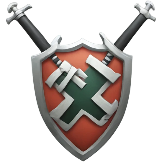 medic symbol add a shield and swords
 emoji