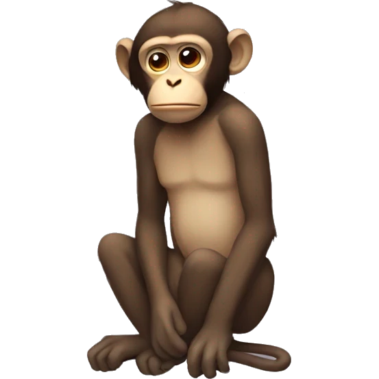 Sad monkey  emoji