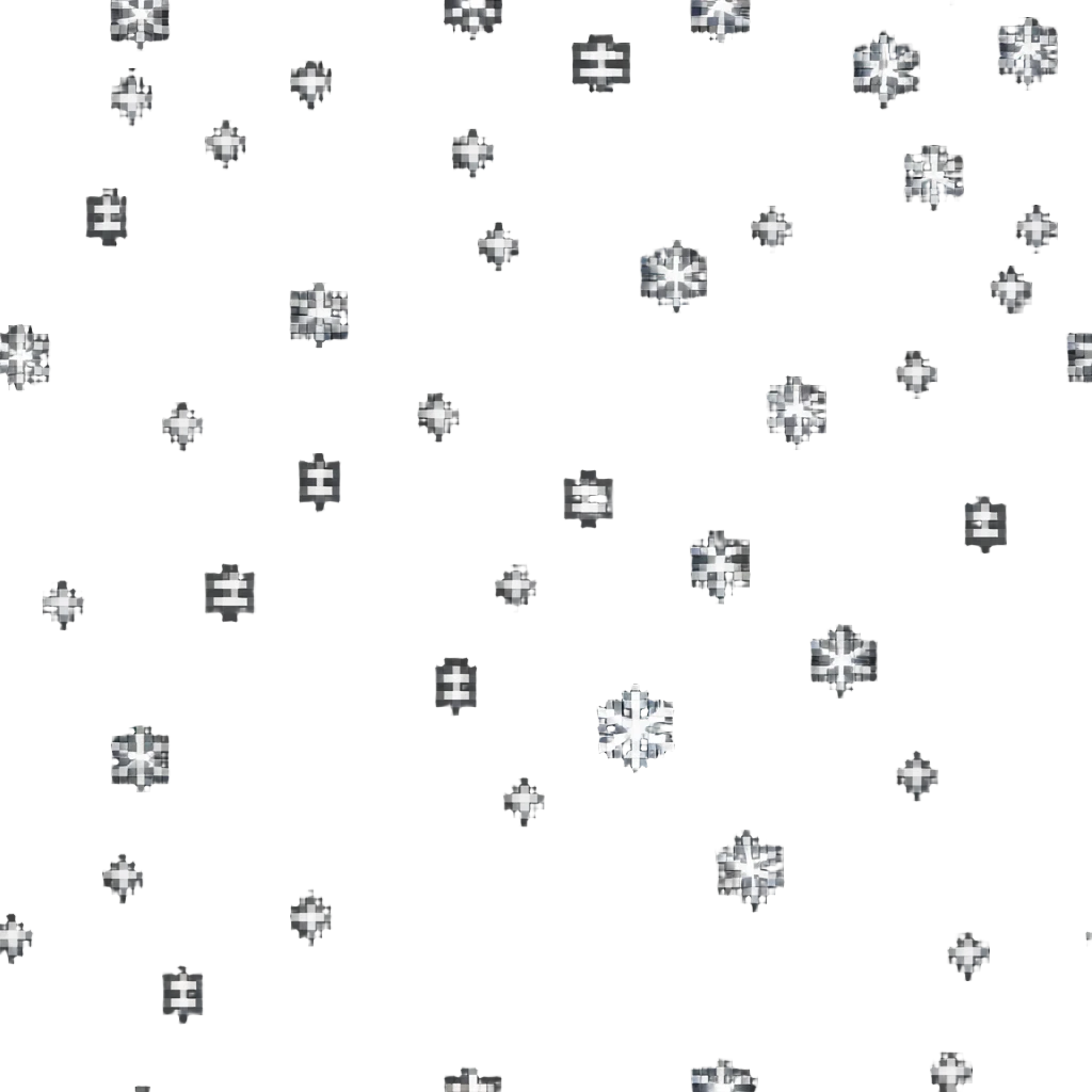 powder snow with snowflakes falling emoji