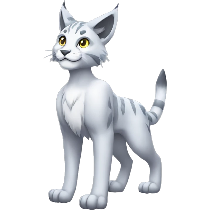 Lynx-Fakemon full body emoji