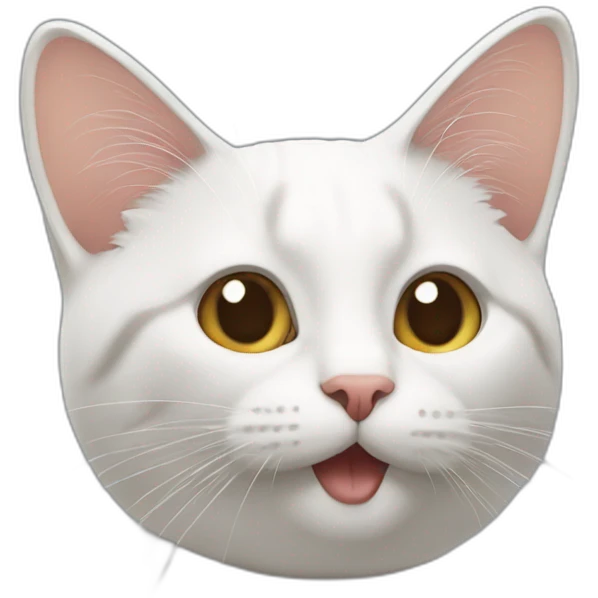 Un chat mouillé emoji