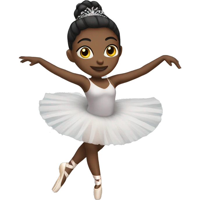 Black ballet dancer emoji
