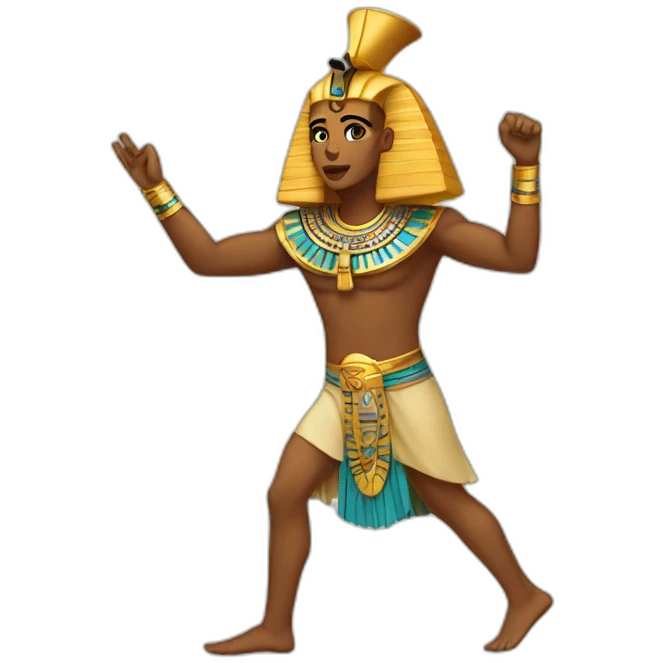 Egypcian dancing emoji