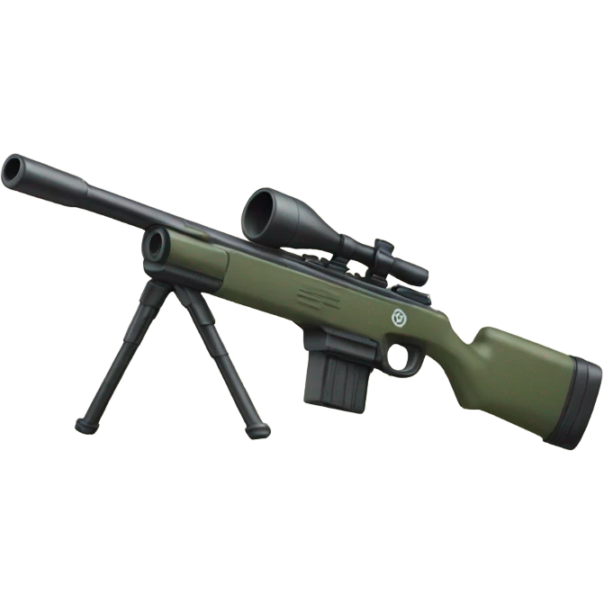 Toy sniper rifle  emoji