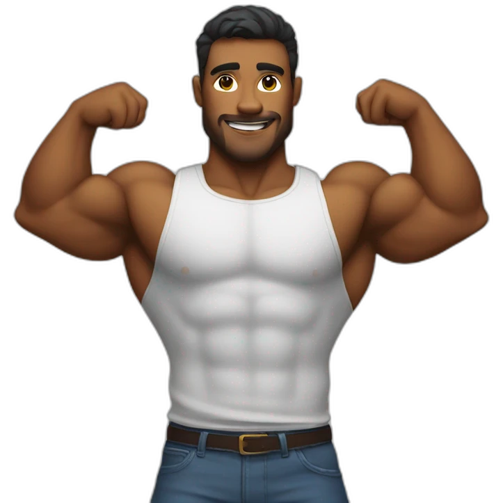muscular man emoji