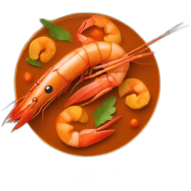 Prawn curry emoji