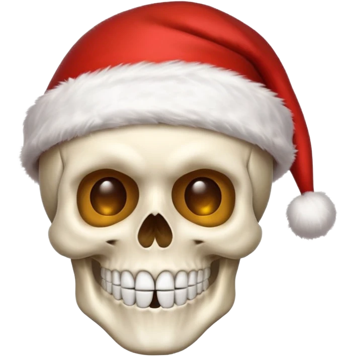 Skull ,Christmas  emoji