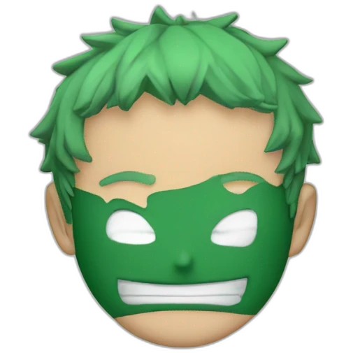One piece zoro emoji