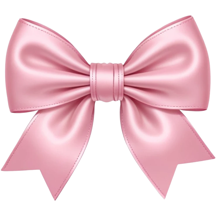 Baby pink bow emoji
