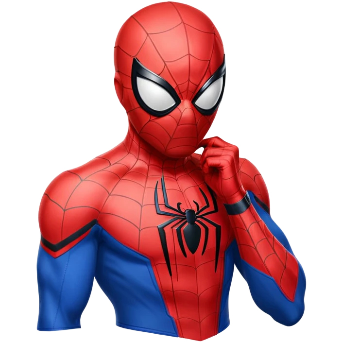 Spider-Man side eyeing  emoji