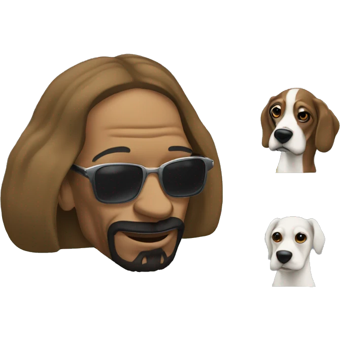 Snoop dog hitting the griddy emoji