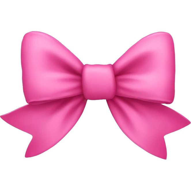 pink bow emoji