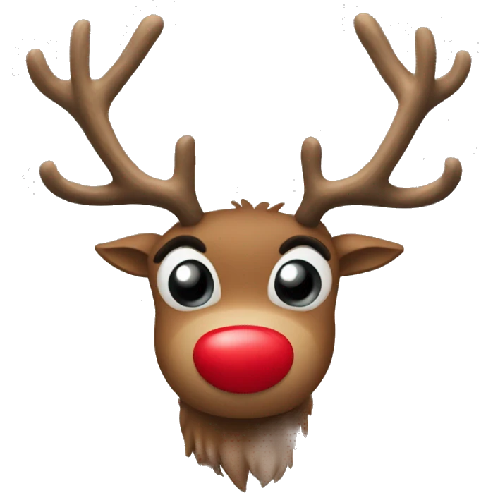 Red Nosed Reindeer emoji