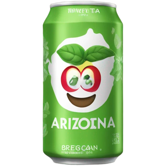 Arizona beverage green tea big can emoji