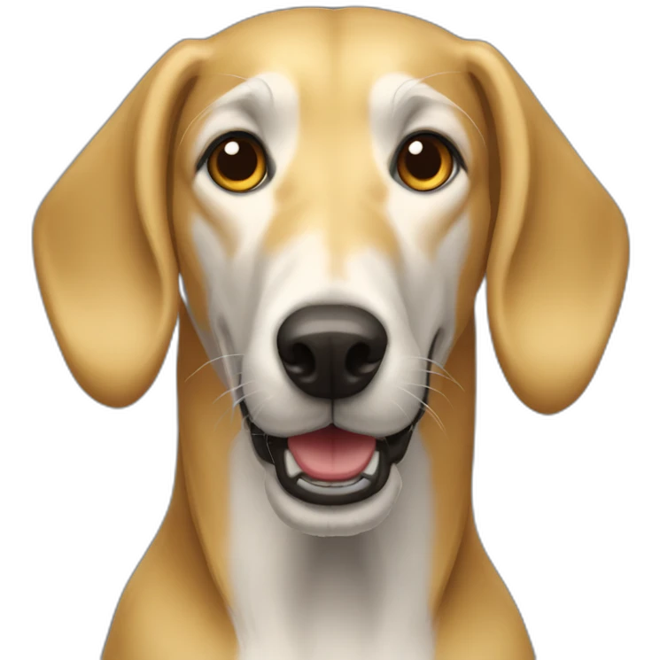 Golden grayhound emoji