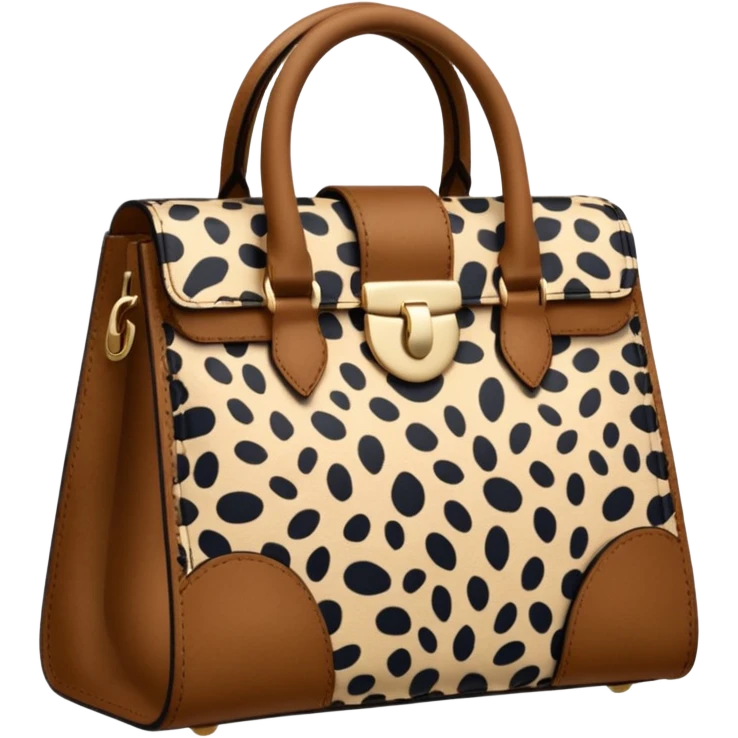 leopard print bag emoji
