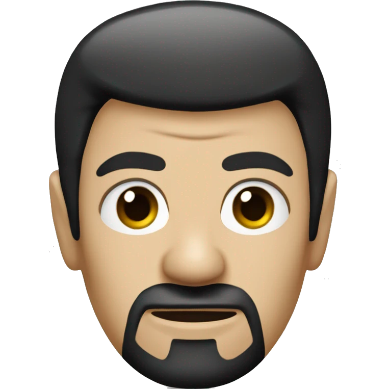 star trek spock with a goatee  emoji