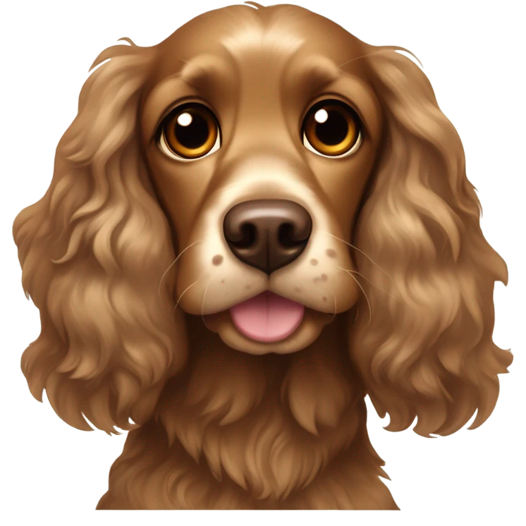 Cocker spaniel emoji