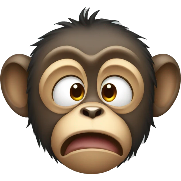 monkey crying emoji