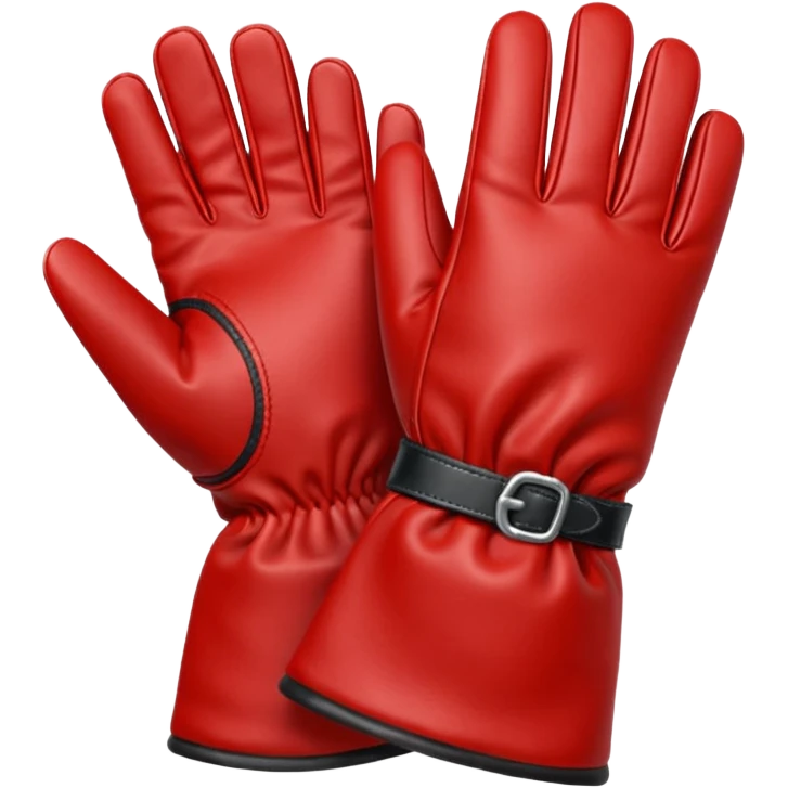 сделай красные перчатки emoji