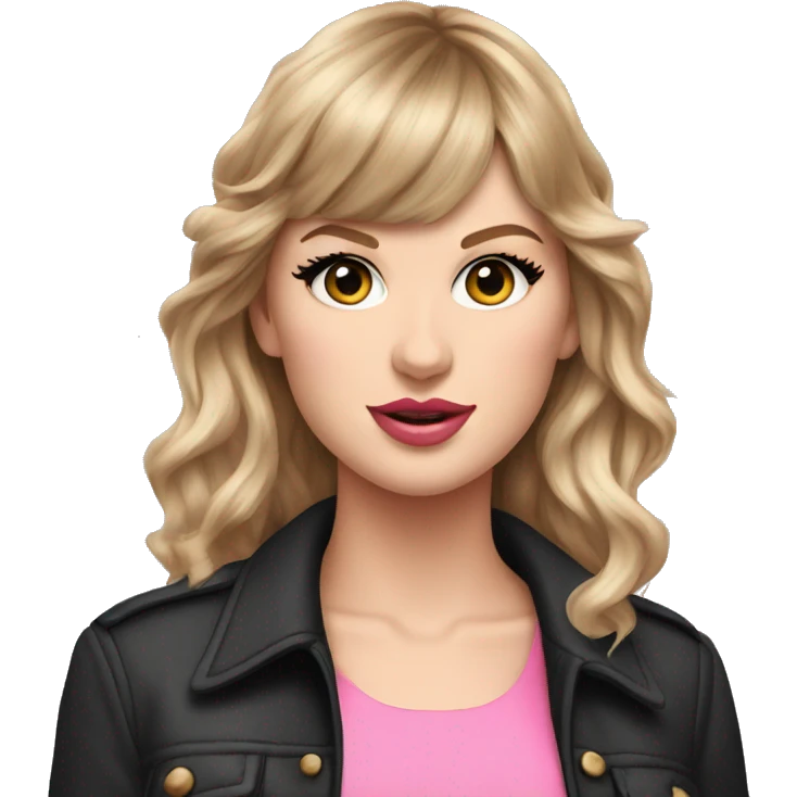 taylor swift in pink emoji