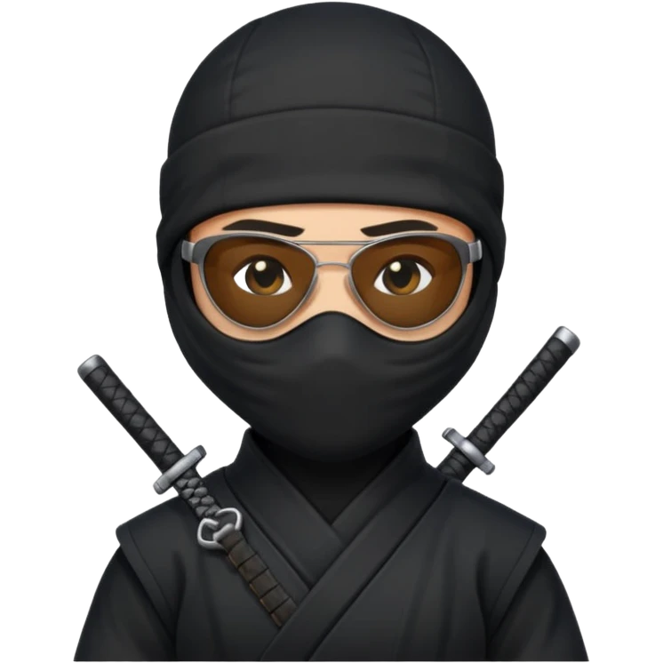 Ninja with sunglasses emoji
