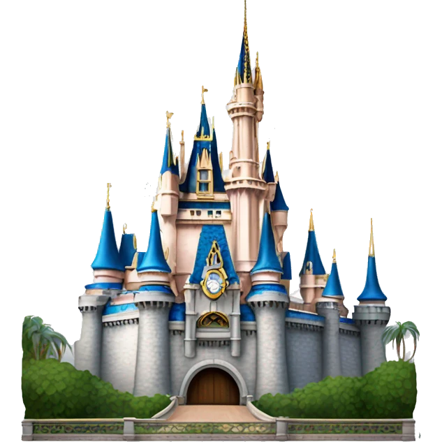 Walt Disney World magic Kingdom castle  emoji