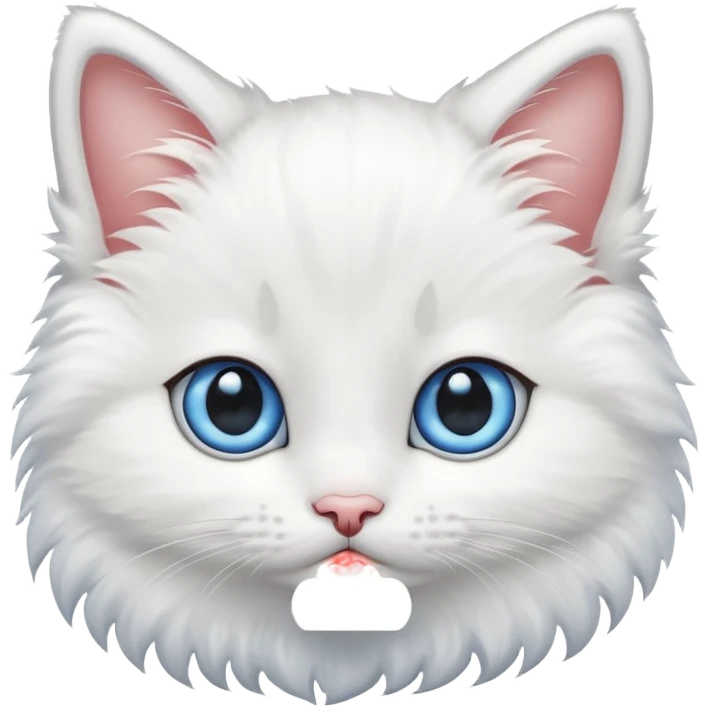 Create a cute sweet kitten emoji
