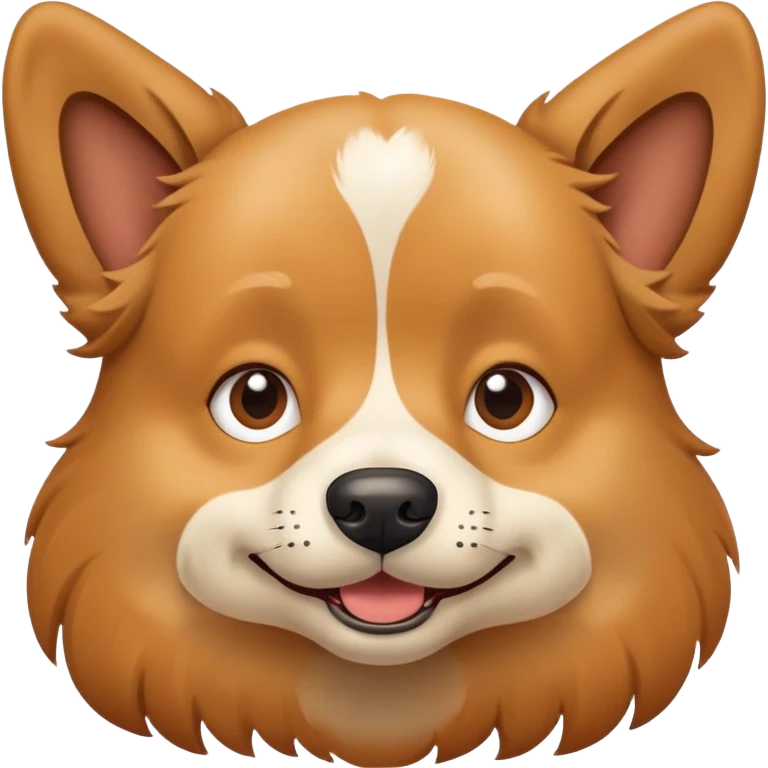 Dog with a hoffte emoji