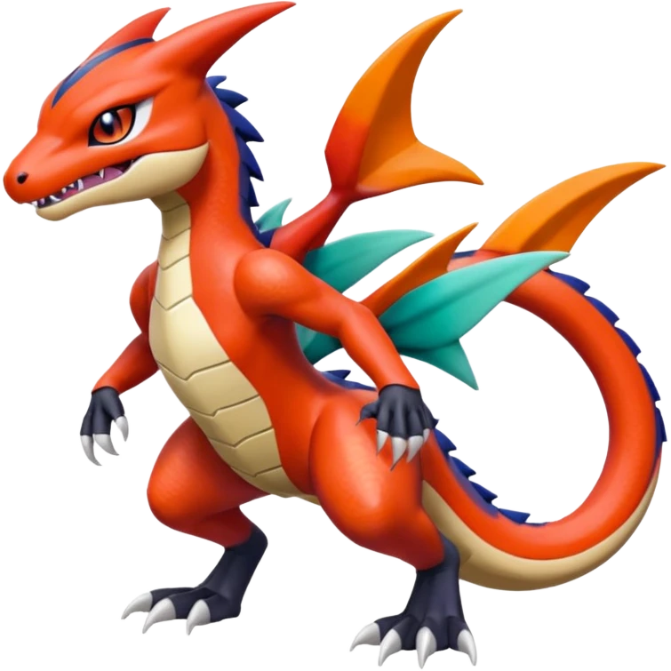 Meloetta-Guilmon-Garchomp-Pokémon-Fakémon-creature emoji