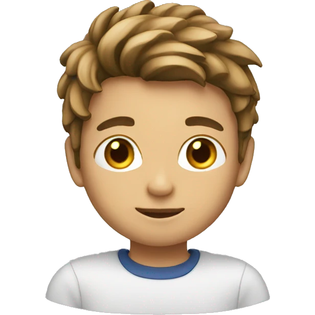 Boy with skills emoji