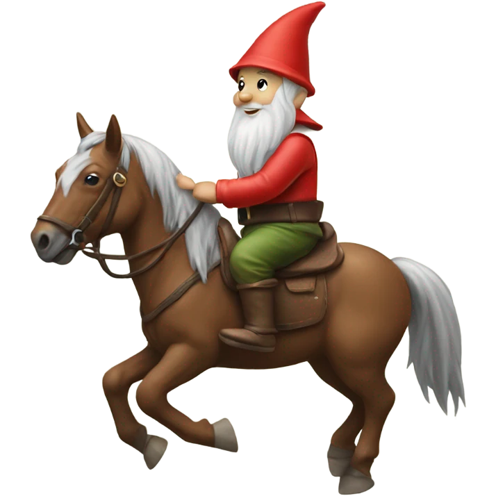 gnome riding a horse emoji
