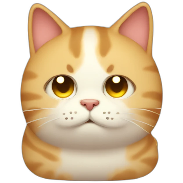 sad cat fat emoji
