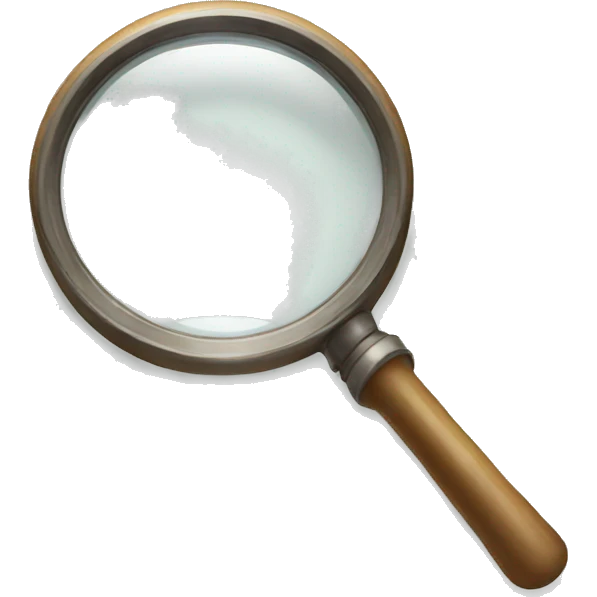 magnifying glass using emoji emoji