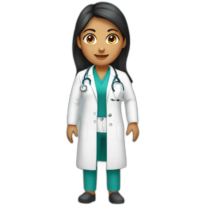 indian doctor female emoji