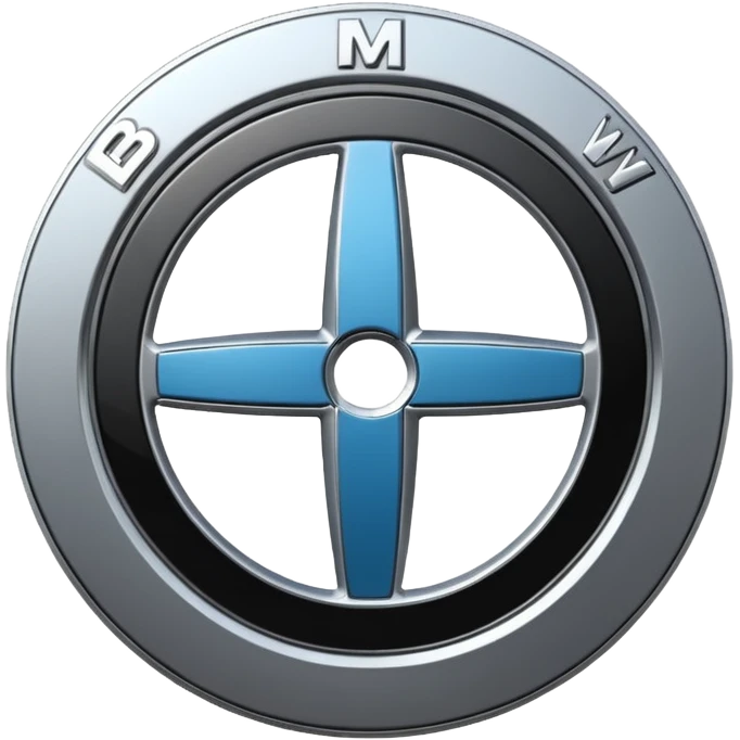 Bmw symbol real without double layer  emoji