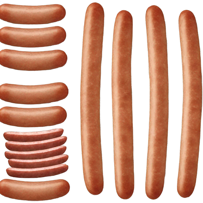 Cut sausage emoji