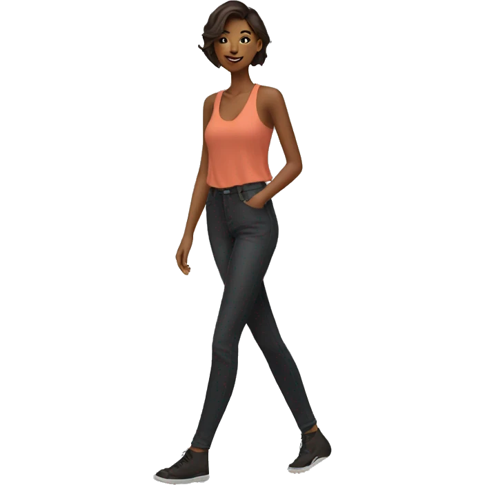 modeling walk emoji