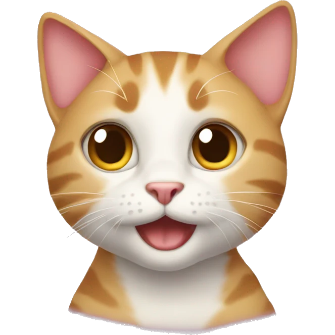 Surprise love cat emoji