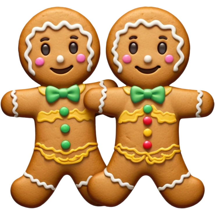 cookie man shape emoji