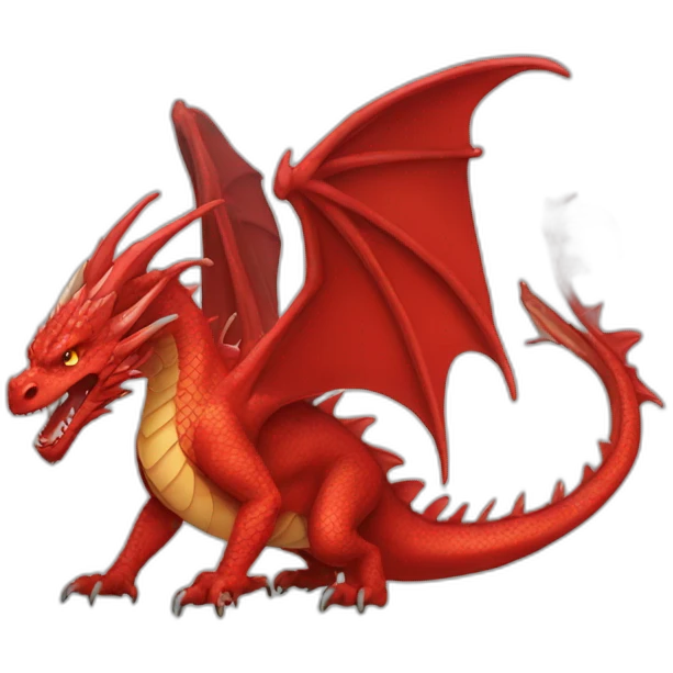 Red dragon emoji