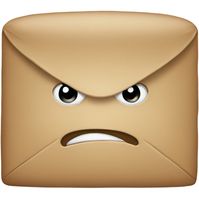 angry mail emoji