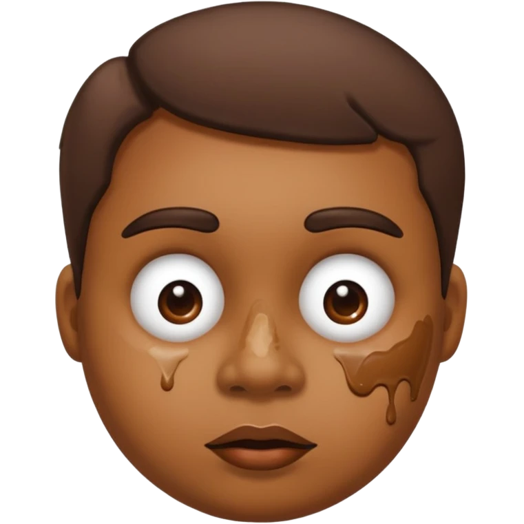 poo with thick butt cheeks emoji