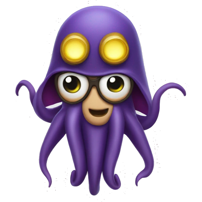 superhero squid  emoji