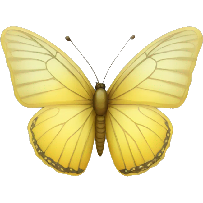 yellow butterfly emoji