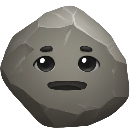 Rock emoji
